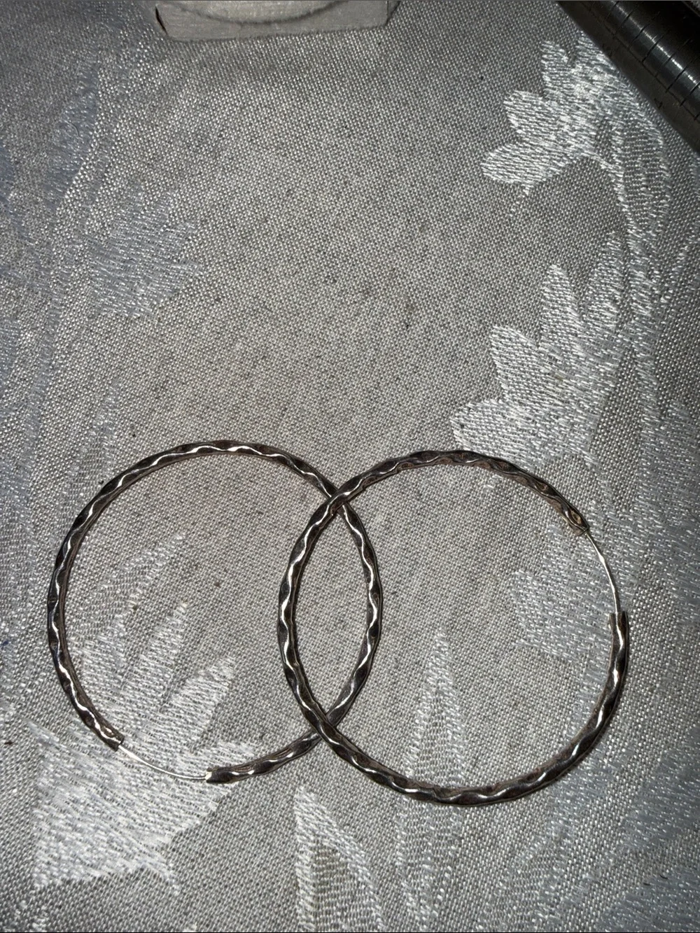 Classic sterling Silver Twisted Hoop Earrings - Women Jewelry